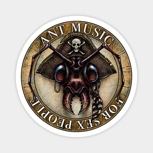 Ant Music Magnet by Rosado