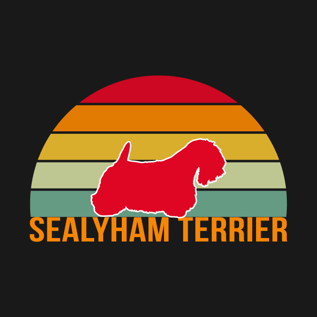 Sealyham Terrier Vintage Silhouette by khoula252018