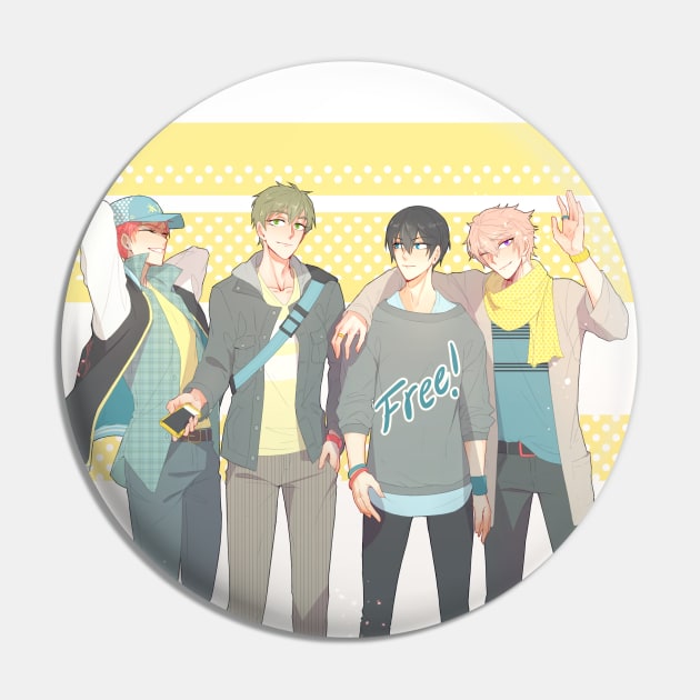 Free! Boys Pin by limesicle