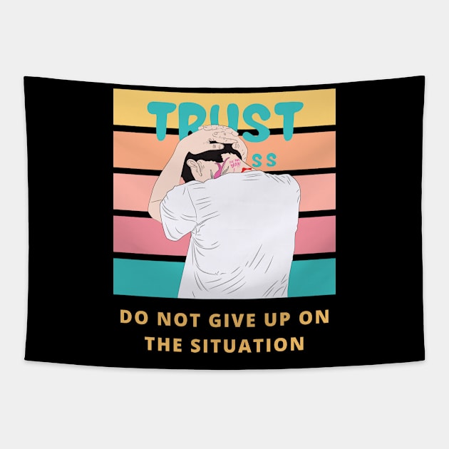 Trust the process Tapestry by Hi Project