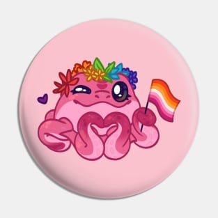 Pride Pretzel Lesbian Pin