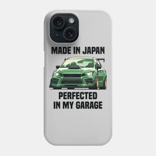 Subaru Impreza WRX STI Japanese Car Art - Modified JDM Car Phone Case