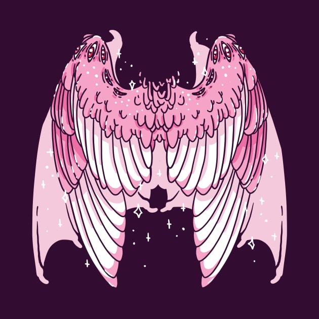Pink Fallen Angel by Kresnichka