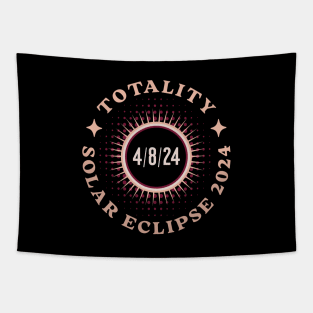 Totality Total Solar Eclipse USA April 2024 Tapestry