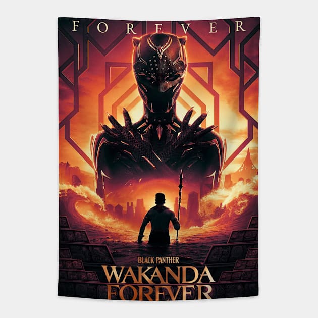 Wakanda Forever Tapestry by SecretGem