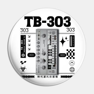 TB 303 - The Acid Box (Black) Pin