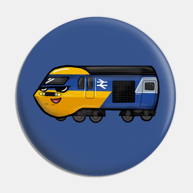 Intercity 125 Class 43 Train Pin by Traintacular