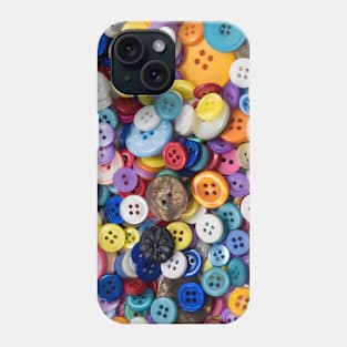 Assorted Buttons mixed Phone Case