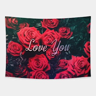 Love You Roses Tapestry