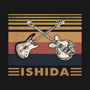 Retro Design Ishida Proud Name Guitars Anime T-Shirt