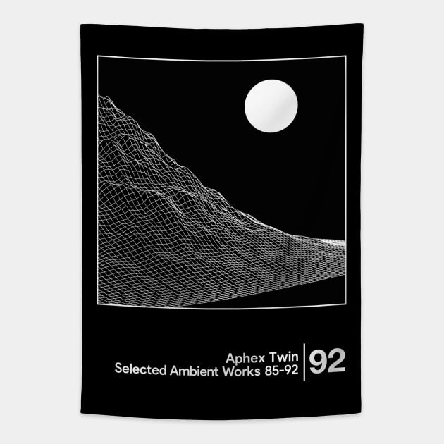 Selected Ambient Works / Minimalist Style Graphic Design Tapestry by saudade