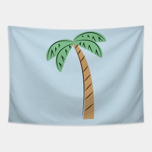 Kids palm tree drawing Tapestry