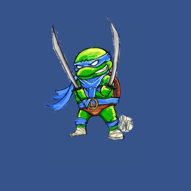 Leo - TMNT - Fan  Art by SkloIlustrator