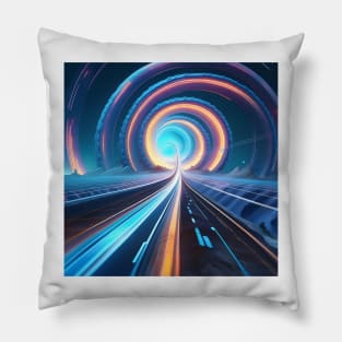 2097's Wormhole Highway Pillow