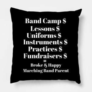 Marching Band Parent Pillow