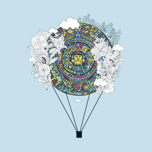 Mayan Calendar Hot Air Balloon T-Shirt