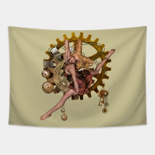 Wonderful steampunk girl Tapestry