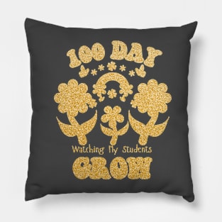 100 days smarter for girls boys kids Pillow