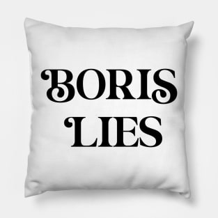 Boris Johnson Lies Pillow