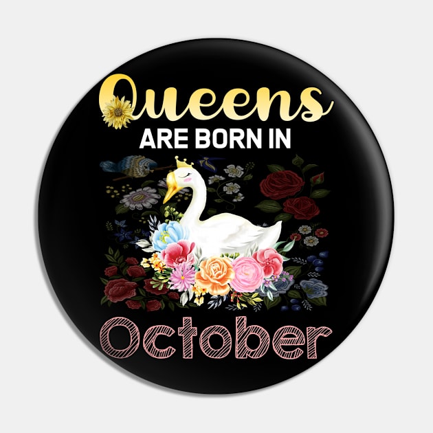 Queen Swan October Pin by symptomovertake