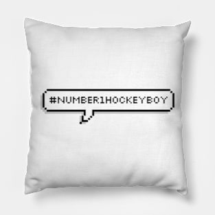 Number 1 Hockey Boy Pillow