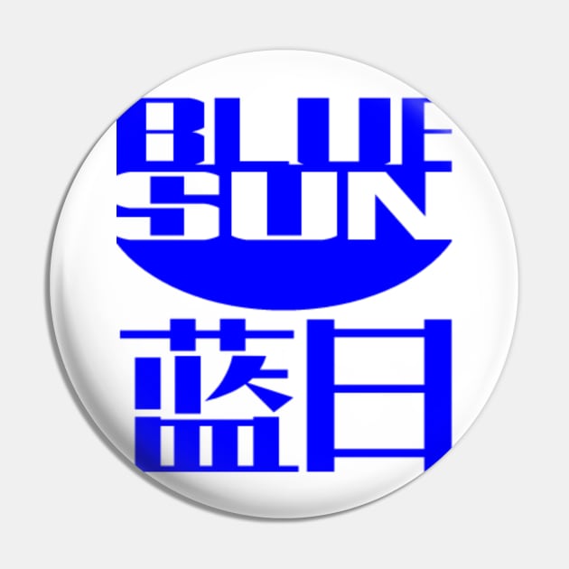 Blue Sun Pin by Karma Chameleon