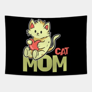 Cat Mom Tapestry