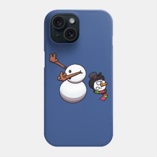 Funny Snowman Lost His Head Phone Case