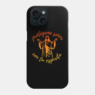 Protegeme señor con tu espiritu Phone Case