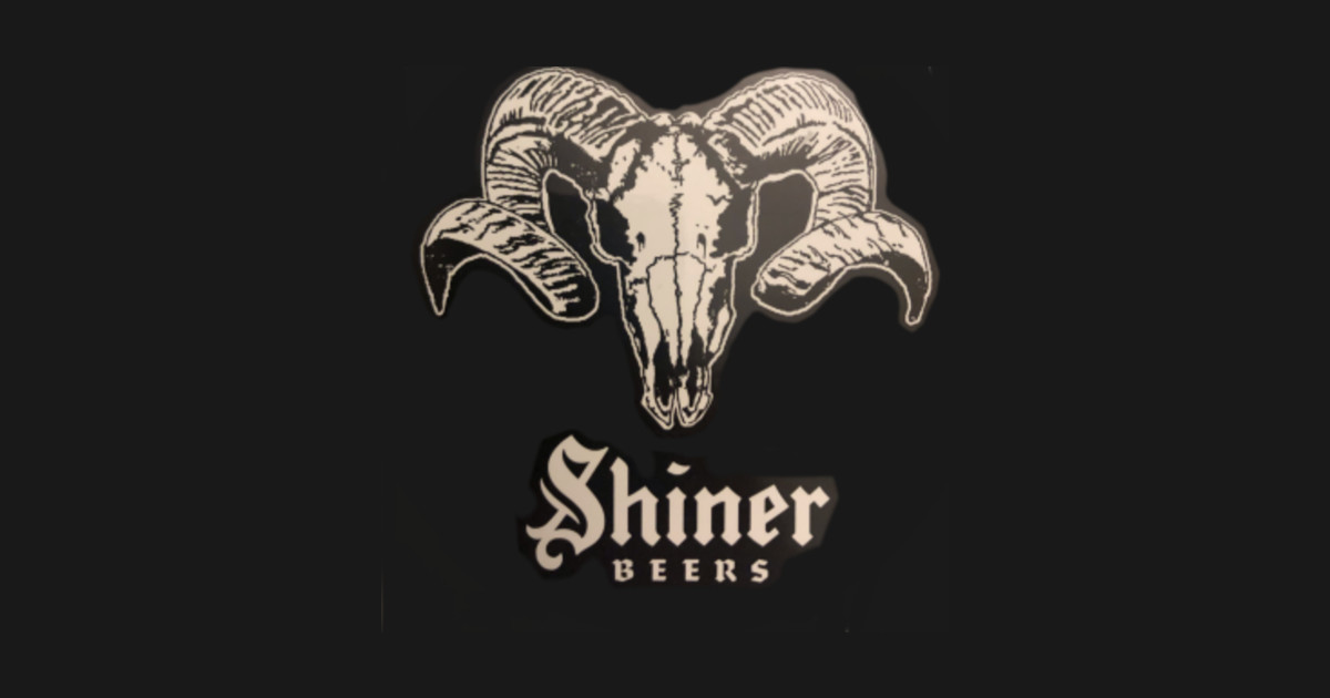 Shiner bock beer Texas ram Shiner Bock Sticker TeePublic