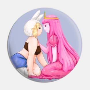 Brave knight, Princess Bubblegum and Fionna, Adventure Time / Fionna and Cake fan art Pin