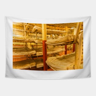 Battleship crew quarters Tapestry