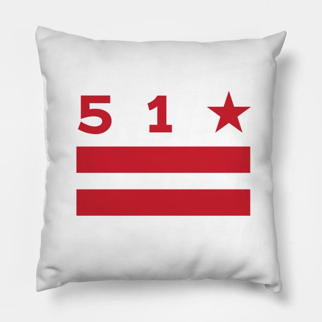 51st Star Pillow by SquibInk