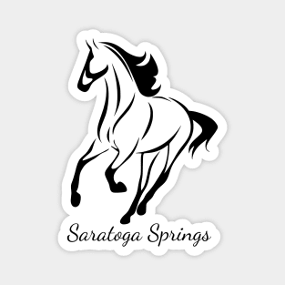 Saratoga Springs Horse Script Magnet