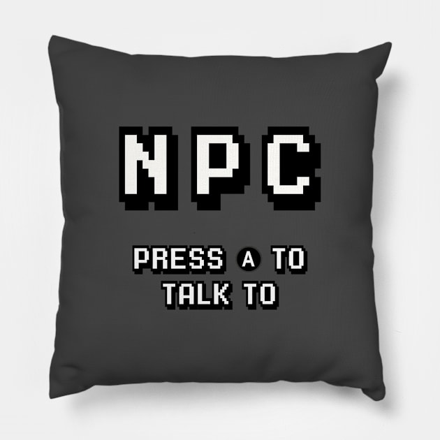 NPC Pillow by NinjaKlee