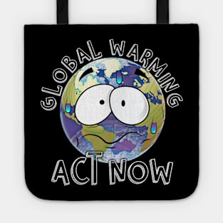 Global Warming Climate Change Planet Earth Science Tote