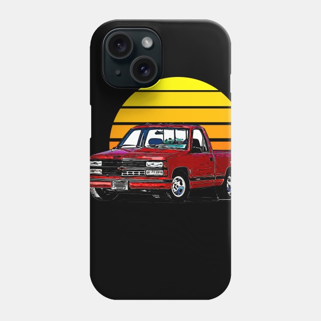 OBS Obsession Chevy C/K trucks General Motors 1988 and 1998 pickup trucks, heavy-duty trucks square body Phone Case by JayD World