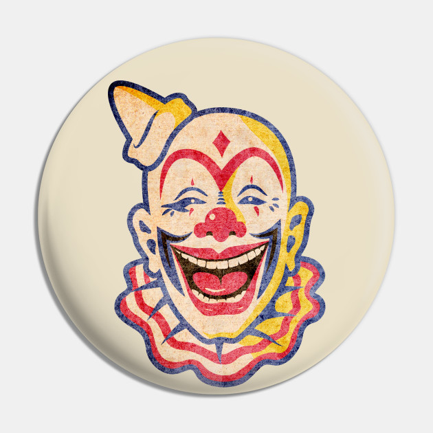 値下 vintage clown pin ピエロ ピンバッジ ピンズ vintage circus clown - Clowns - Pin | TeePublic