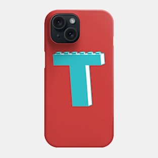 THE LETTER T, Customize My Minifig Phone Case