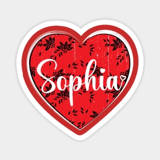 I Love Sophia First Name I Heart Sophia Magnet