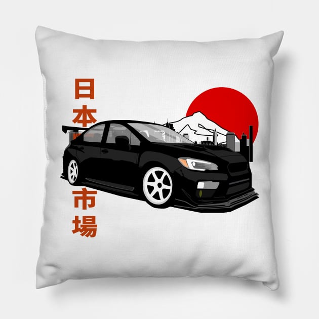 Subaru Impreza JDM Style Pillow by Rebellion Store