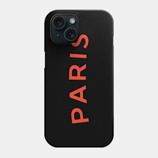 Paris City Typography Phone Case