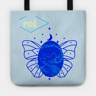 Buttersaur in Dainty Dark Blue Tote