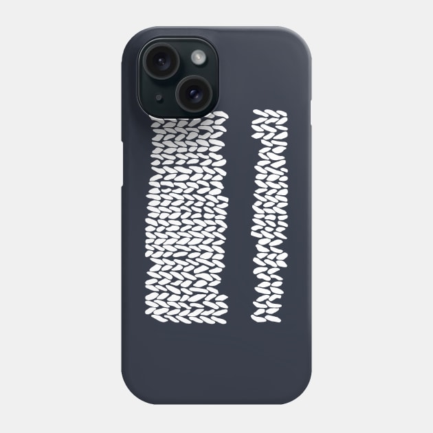 Missing Knit Navy Phone Case by ProjectM