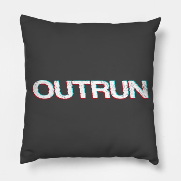 OUTRUN Pillow by PaletteDesigns