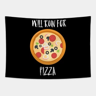 Will run for pizza Tapestry