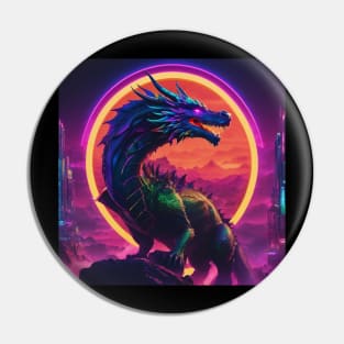 Dragon,Neon lighted dragon sign, Pin