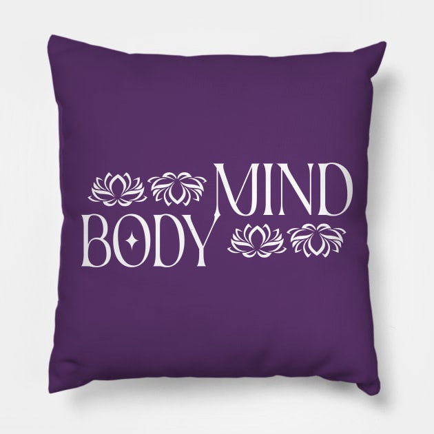 Mind and Body Zen Yoga Good Energy Pillow by ElusiveIntro