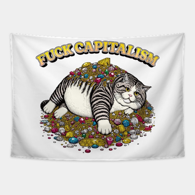 ∆ F*CK CAPITALISM ∆ Tapestry by DankFutura