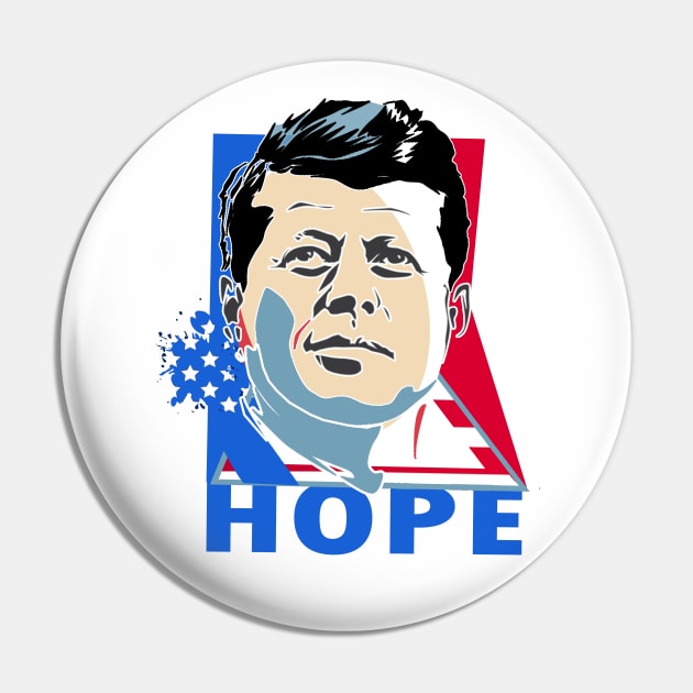 Kennedy Pin by Creation Cartoon